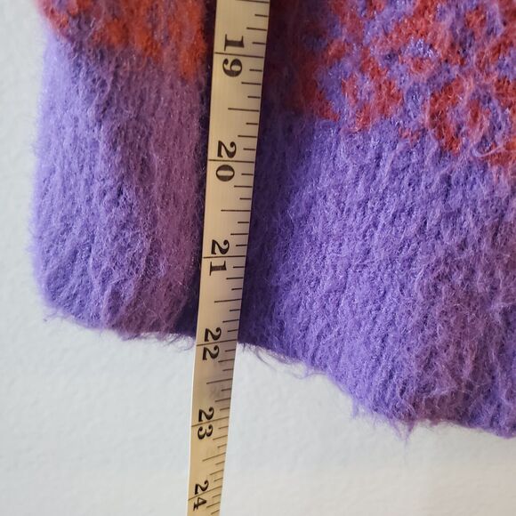 Free People Through The Motions V Neck Sweater Vest Supernova Combo XS Boxy Crop - Picture 13 of 16